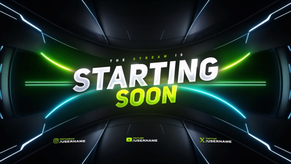 Green Wave – Animated Stream Overlay Package - Image 2
