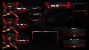Shadow Katana - Animated Stream Overlay Package