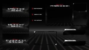 MonoVerse – Full Animated Stream Overlay Package