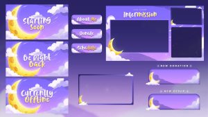 Sunrise Dreams - Animated Stream Overlay Package