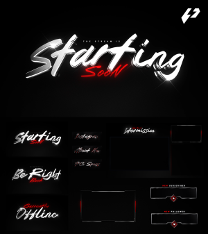 ChromeRift - Animated Stream Overlay Package